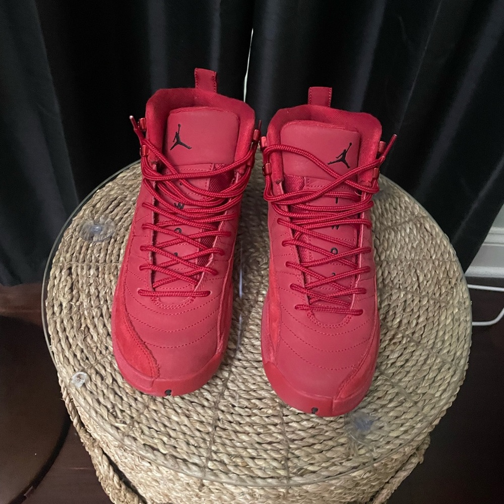 Kids Jordan Sneakers in Bold Red